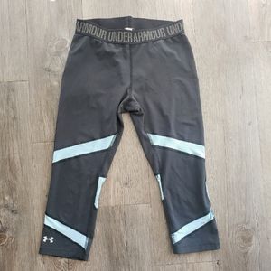 Black Under Armour Running Capris